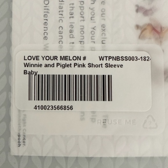 Winnie & Piglet Love Your Melon Pink Onesie 18-24M-See notes - Picture 4 of 6